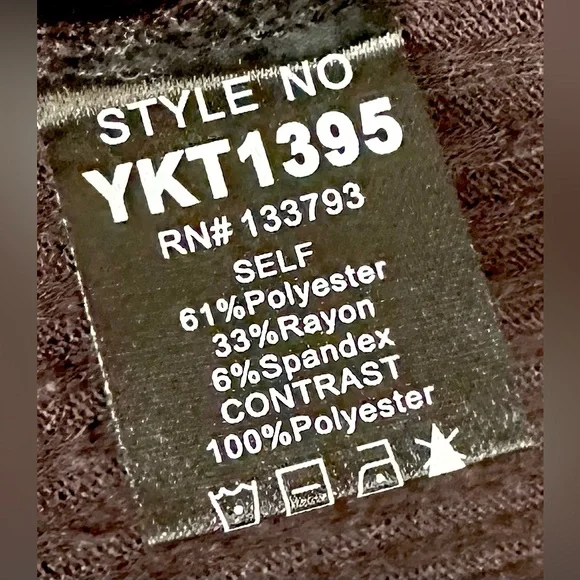 POL Mixed Lace Patchwork Hoodie Top Black Boho Oversized Size Small - Picture 12 of 12